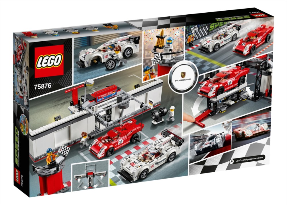 LEGO® Speed Champions 75876 Porsche 919 Hybrid és 917K bokszutca