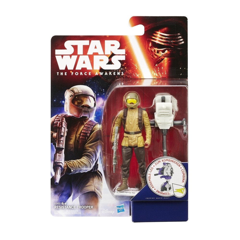 Star Wars VII Single Space Figure - Resistance Trooper