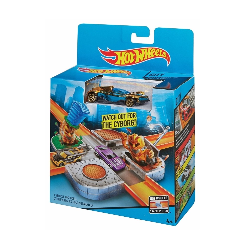 Hot Wheels Track Set - Cyborg Crossing