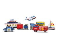 Melissa & Doug Vehicles Chunky Puzzle