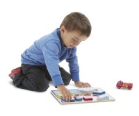 Melissa & Doug Vehicles Chunky Puzzle