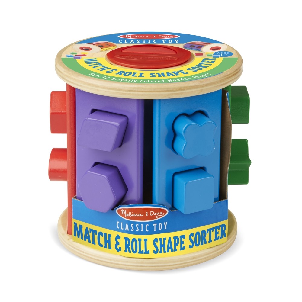 Melissa & Doug Match & Roll Shape Sorter