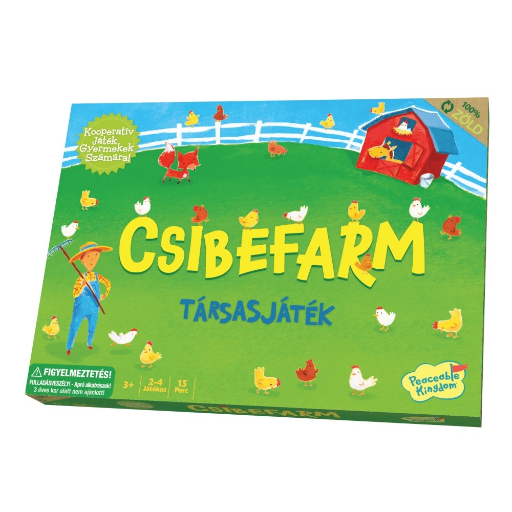 Peaceable Kingdom Csibefarm társasjáték