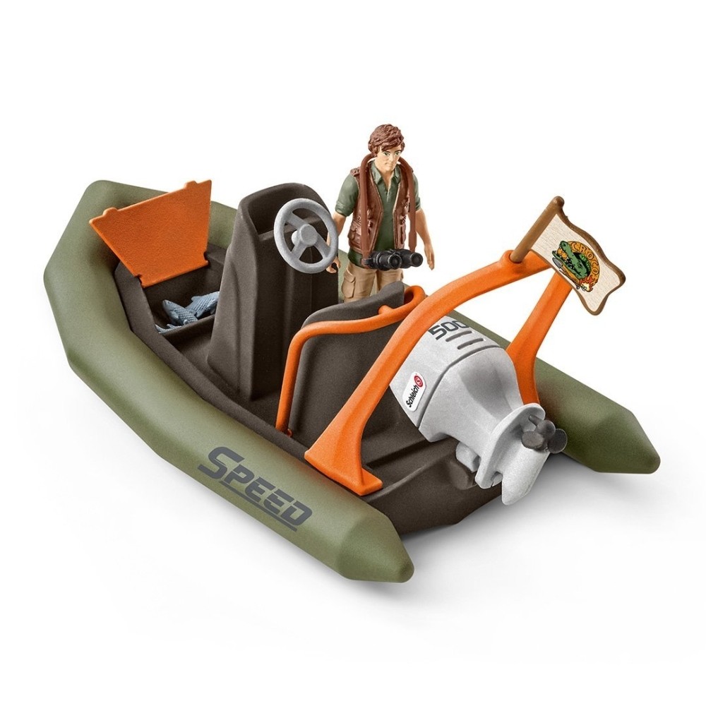 Schleich 42352 Gumicsónak vadőrrel