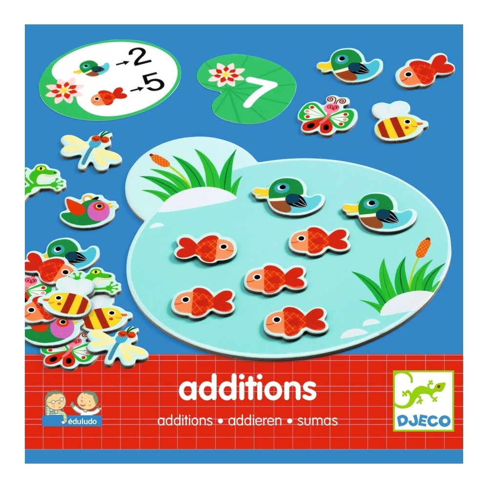 Djeco Eduludo Additions - Fejlesztőjáték, Összeadás