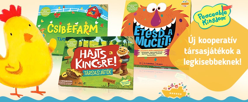 ÚJ kooperatív társasjátékok kínálatunkban!