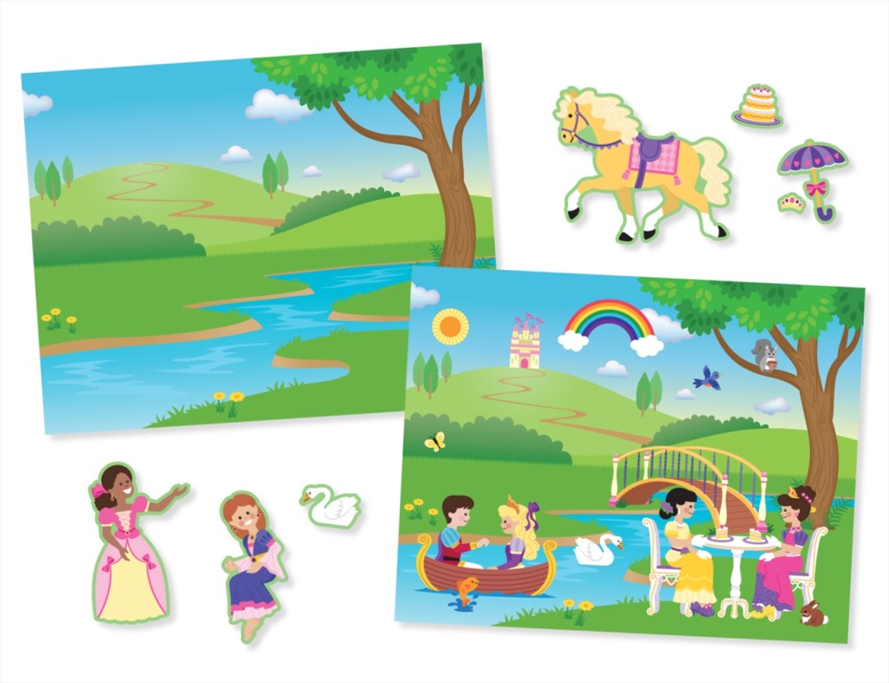 Melissa & Doug Reusable Sticker Pad - Princess Castle
