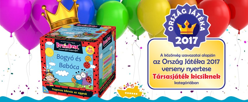 Az Ország Játéka díjas BrainBox Bogyó és Babóca