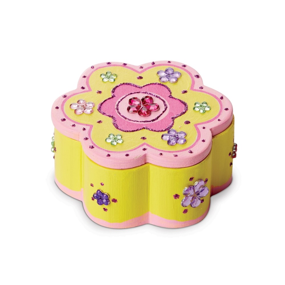 Melissa & Doug Kreatív játék, Díszítsd fel! virágos doboz