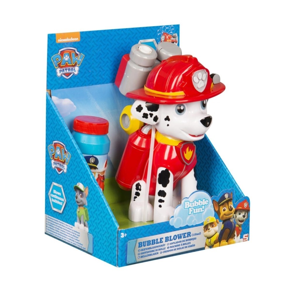 Sambro Paw Patrol Character Bubble Machine - Marshall