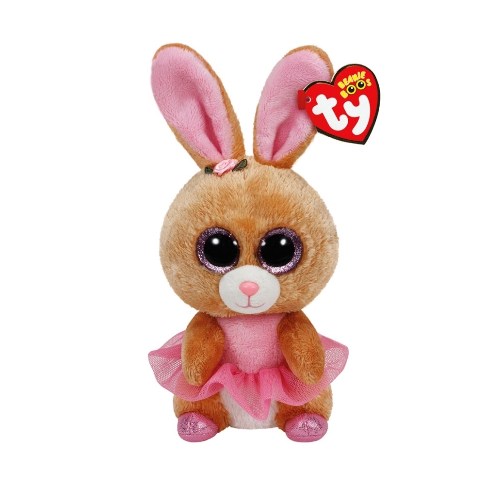TY Plüss Beanie Boos, 15 cm - Twinkle Toes balerina nyuszi