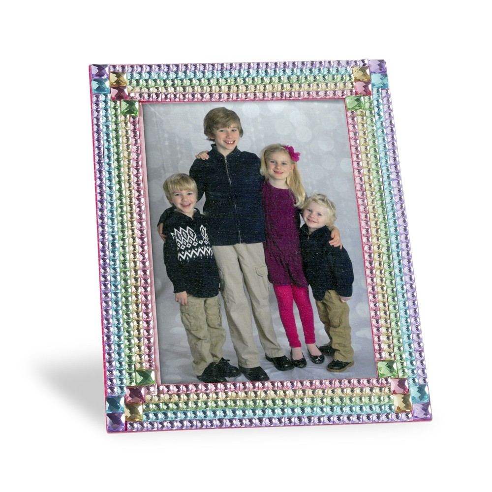 Melissa & Doug Craft Kits Press-On Rhinestones Picture Frame
