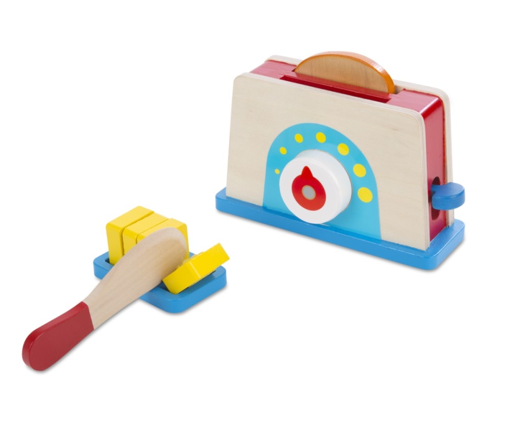 Melissa & Doug Appliances Bread & Butter Toast Set