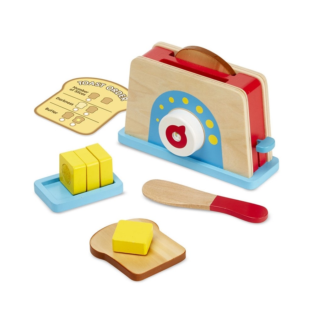 Melissa & Doug Appliances Bread & Butter Toast Set