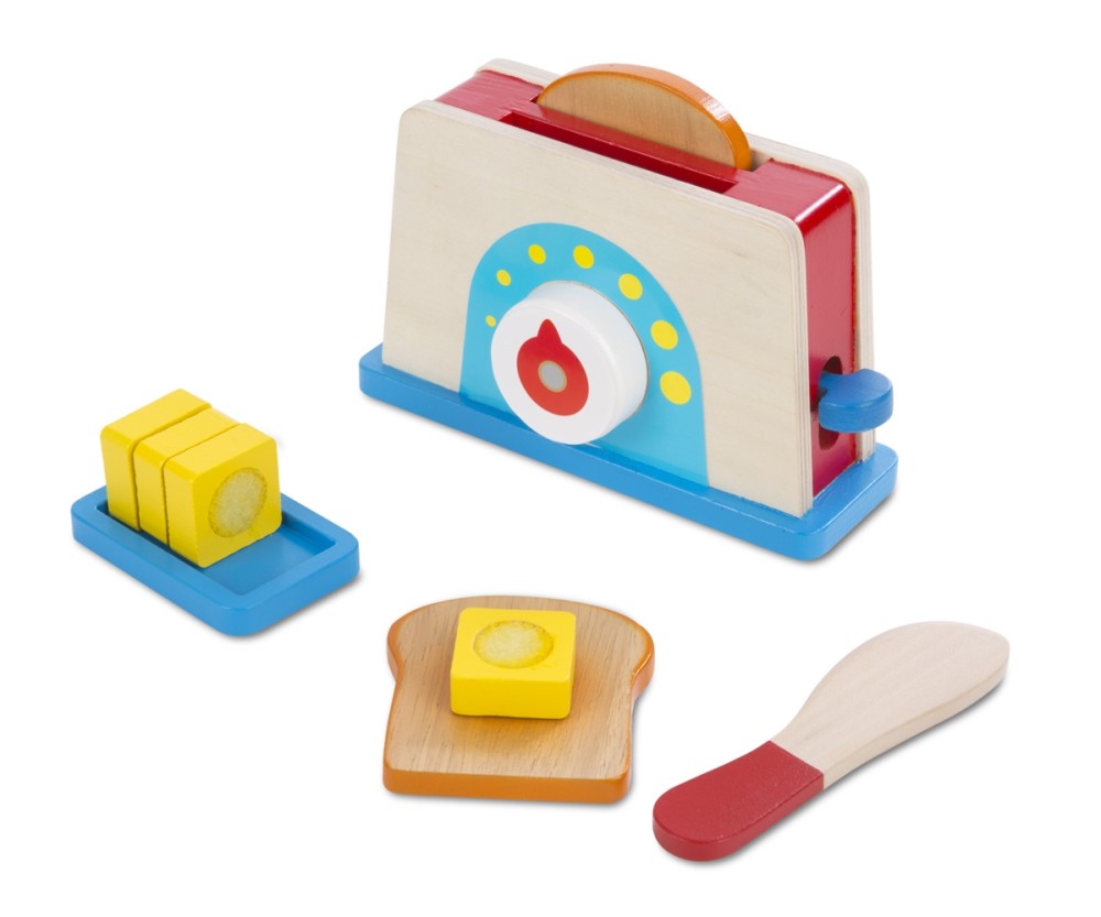 Melissa & Doug Appliances Bread & Butter Toast Set