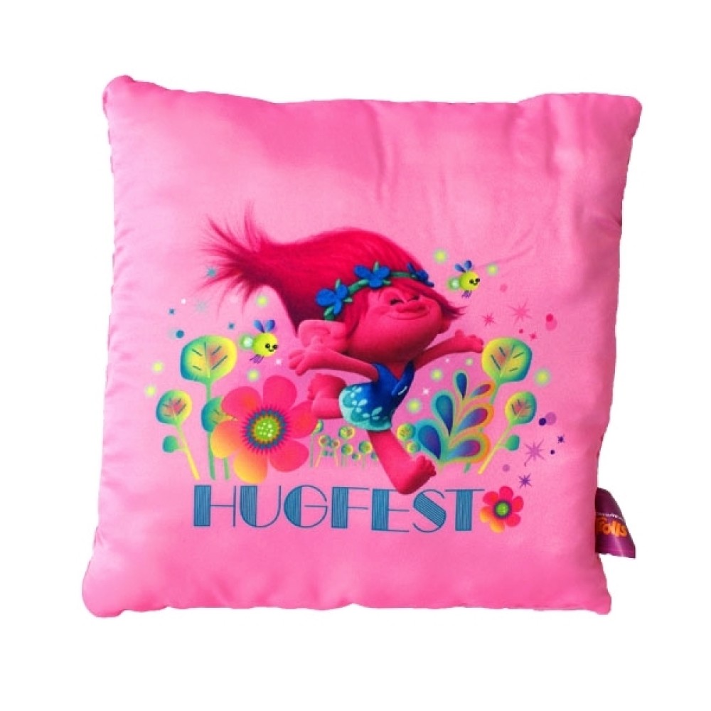 Trolls Pillow Pink 30x30 cm - Poppy