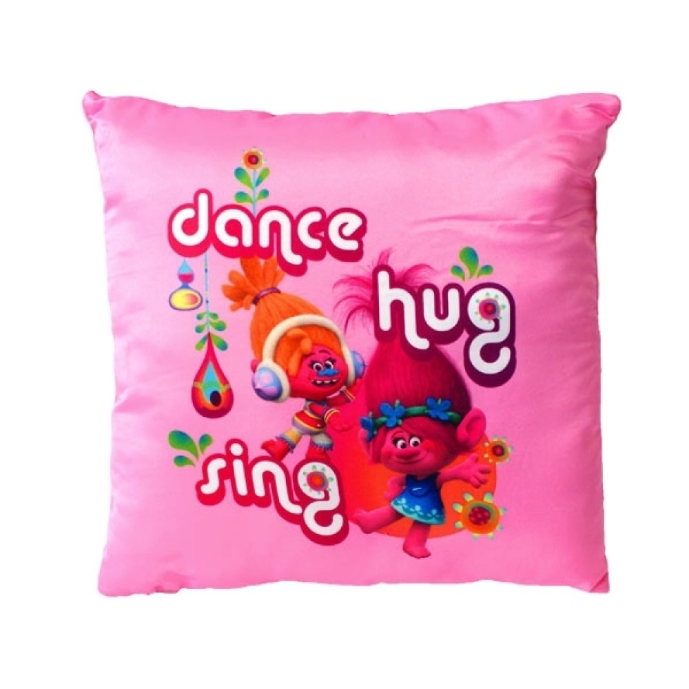 Trolls Pillow Pink 30x30 cm - Poppy