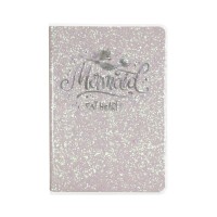 Trendhaus Csillogó jegyzetfüzet "Mermaid at heart", A5, 70 oldal, 3 színben