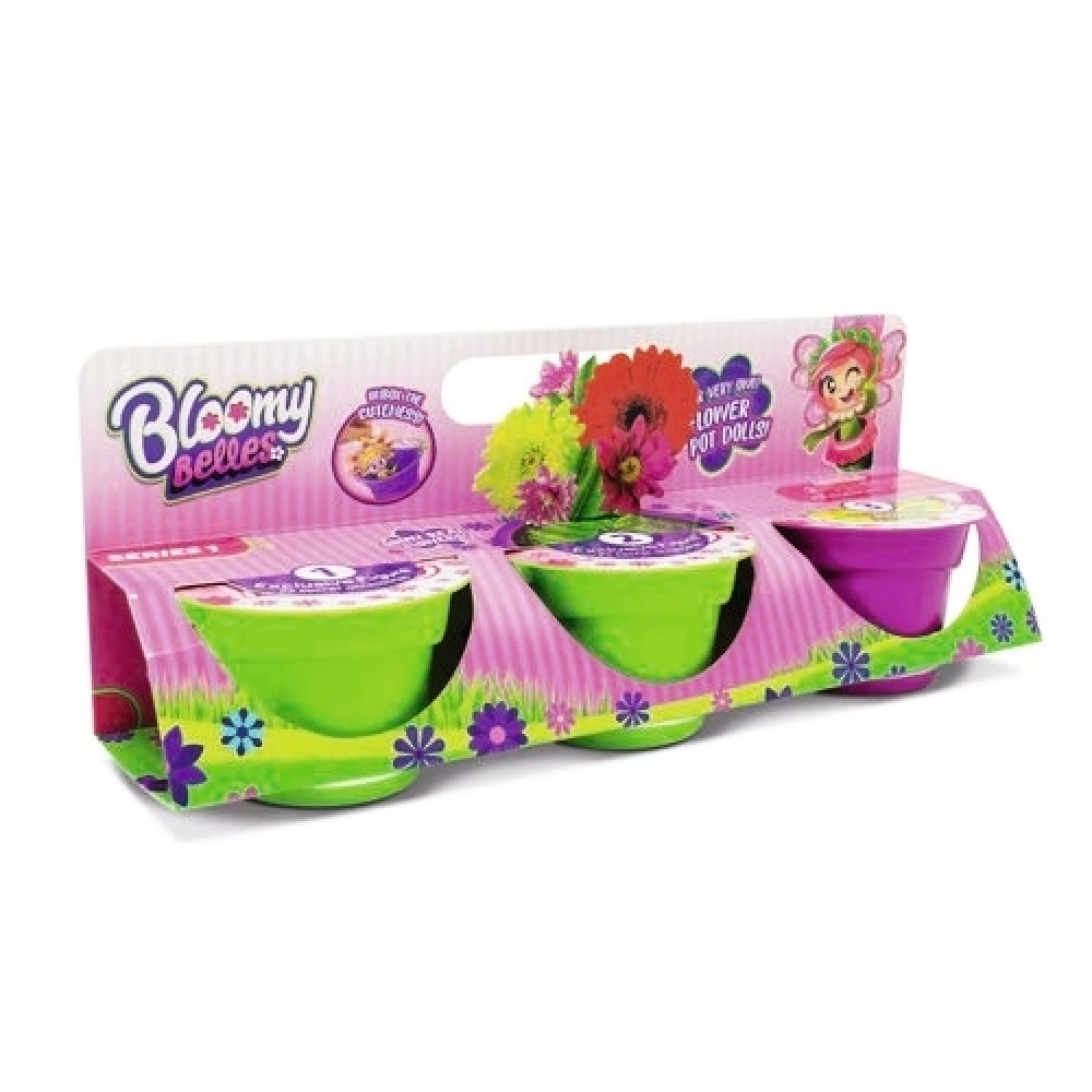 Bloomy Belles Flower Pot Dolls Gift Pack