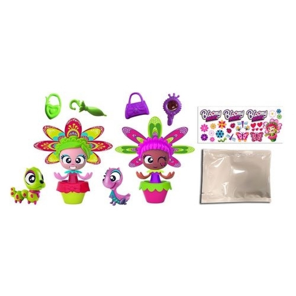 Bloomy Belles Flower Pot Dolls Gift Pack