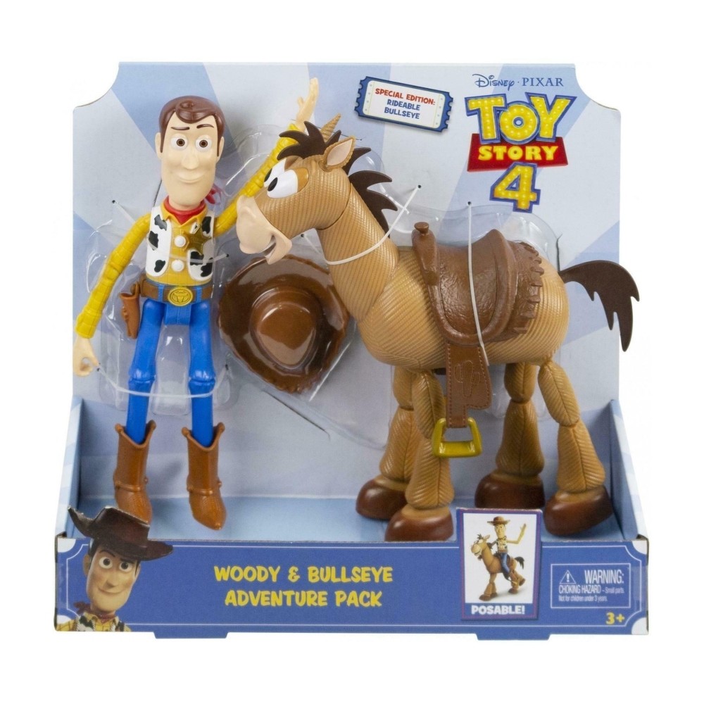 Toy Story 4 Woody and Bullseye Adventure Pack