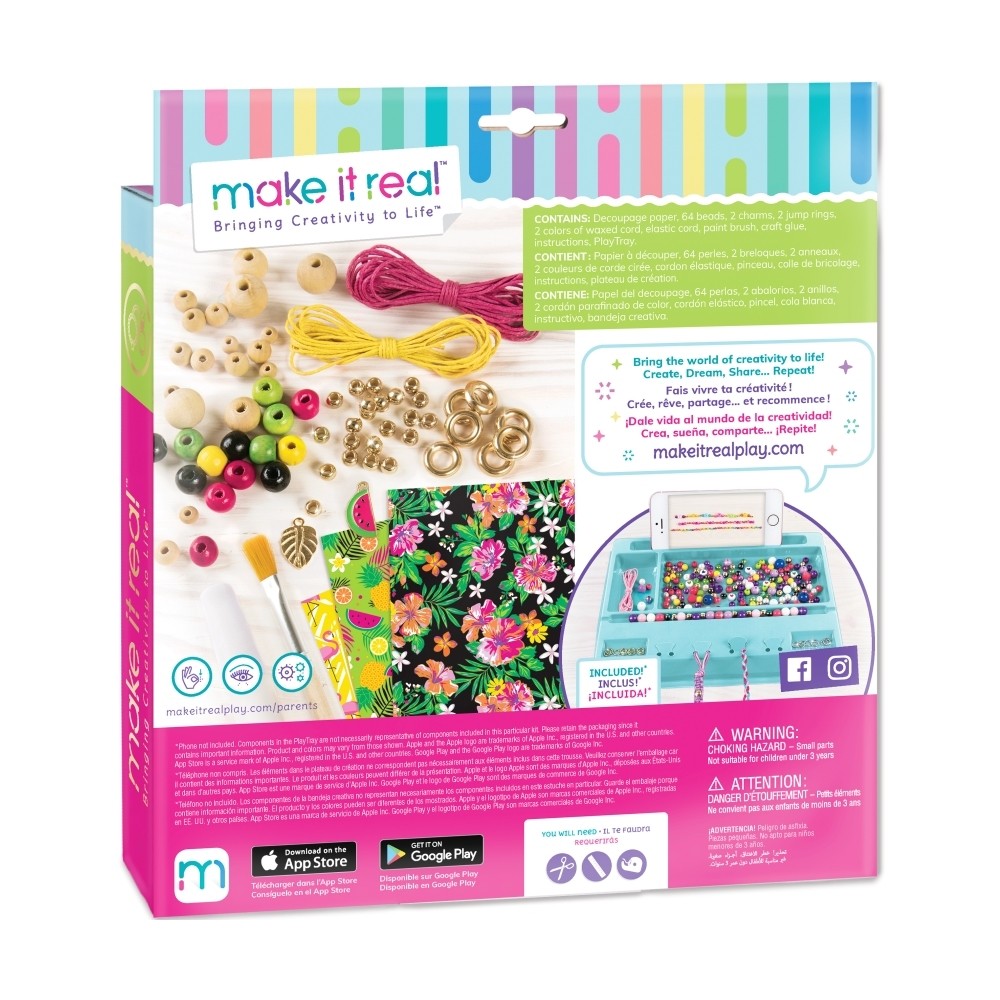 Make It Real Decoupage-a-Bead Jewellery