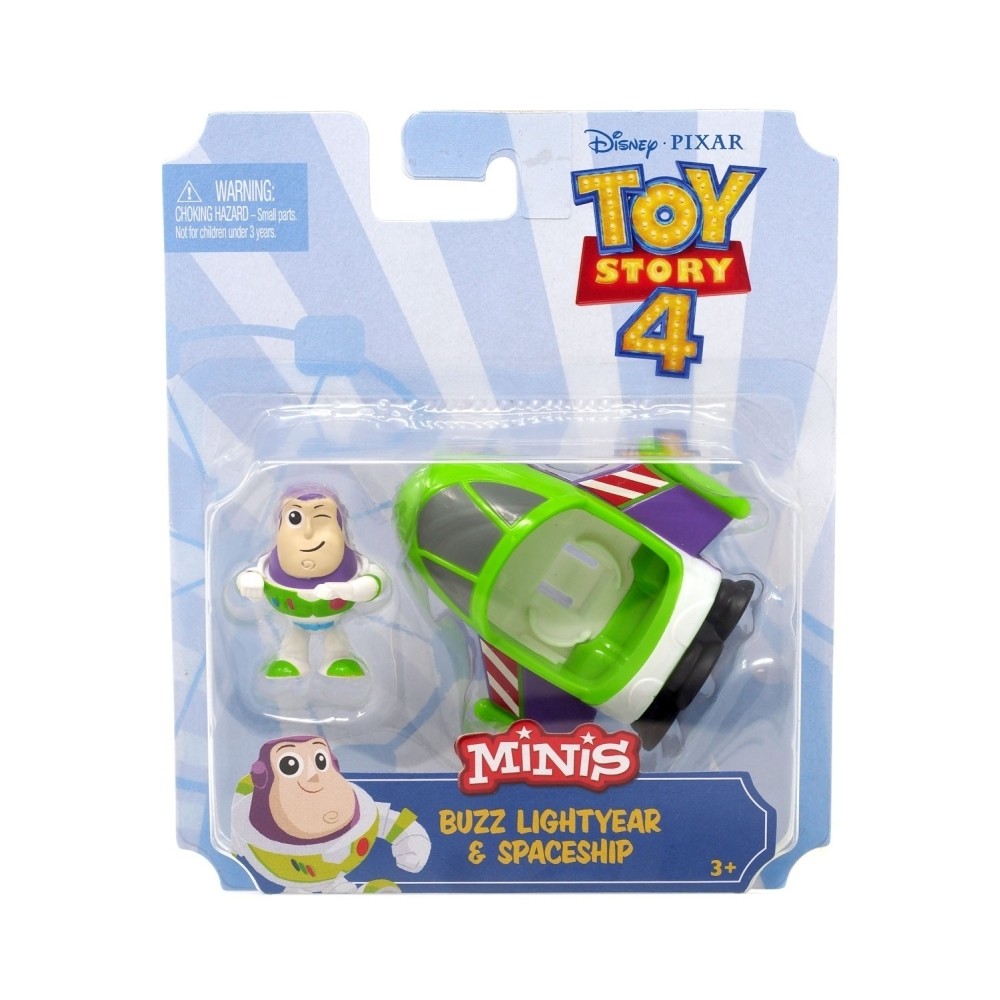 Toy Story 4 Minis Vehicle and Figure - Buzz Lightyear & Spaceship