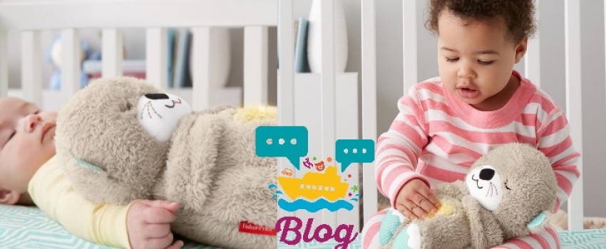 Fisher-Price szunyókáló vidra bébijáték