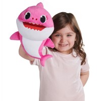 Baby Shark Cápa család ütemre zenélő plüss - Anya cápa