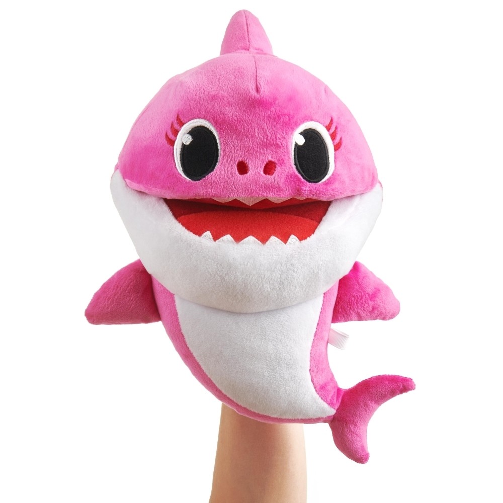 Baby Shark Cápa család ütemre zenélő plüss - Anya cápa