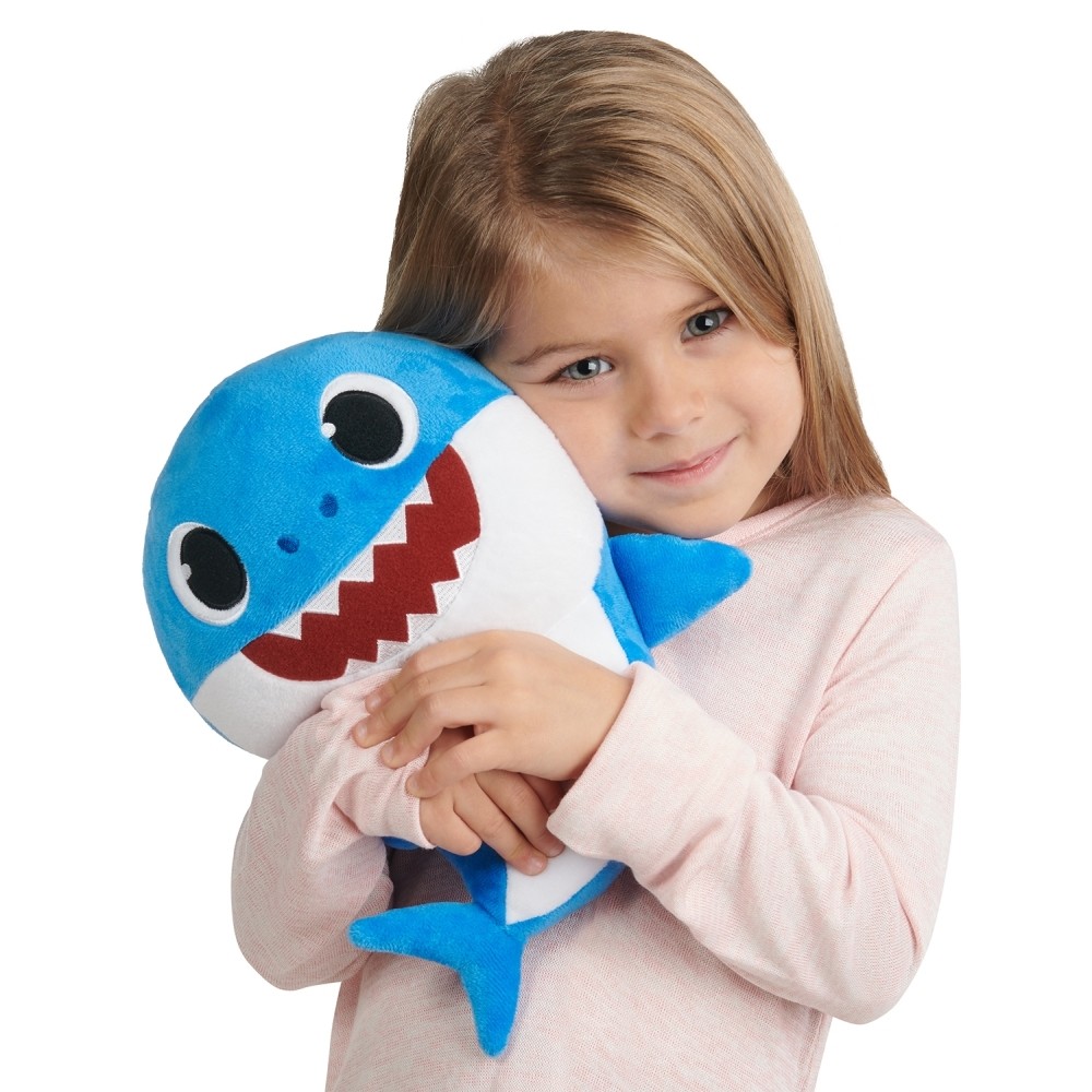Baby Shark Cápa család zenélő plüss - Apa cápa