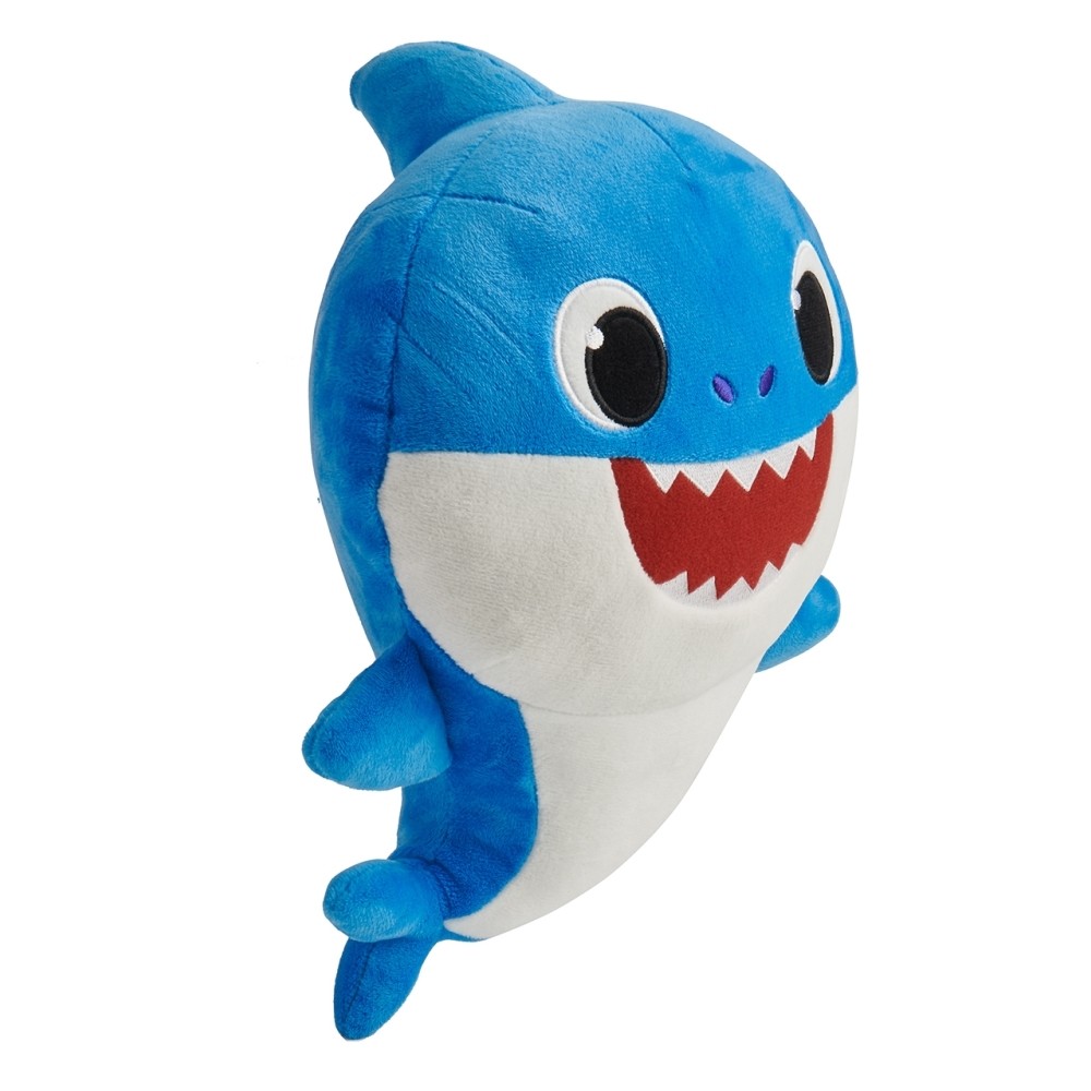 Baby Shark Cápa család zenélő plüss - Apa cápa