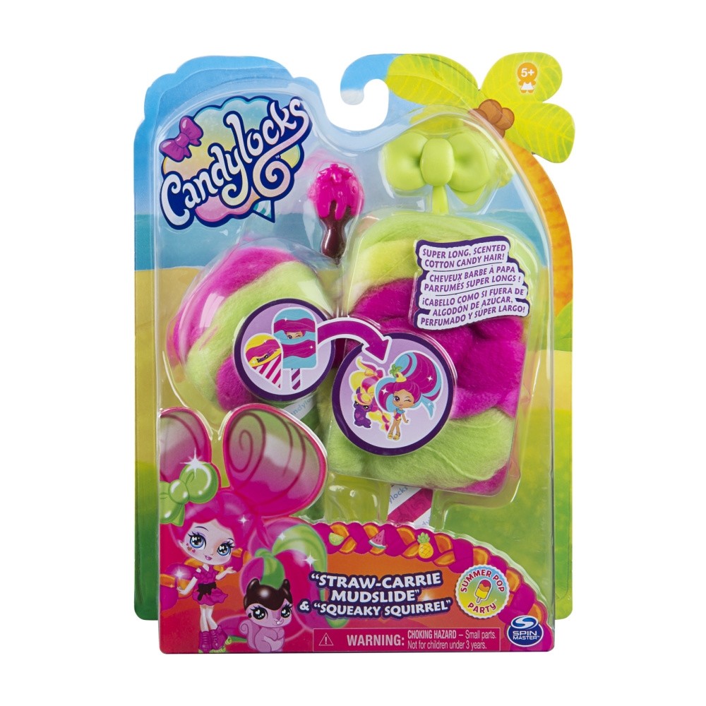 Candylocks Baba állatkával - Straw-Carrie Mudslide és Squeaky Squirrel