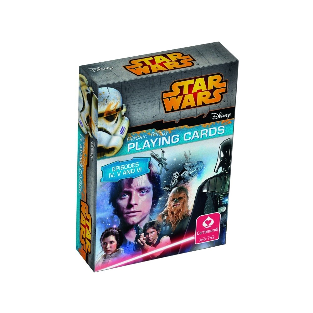 Cartamundi Star Wars Classic & Prequel Trilogy Playing Cards - Episodes I-VI.