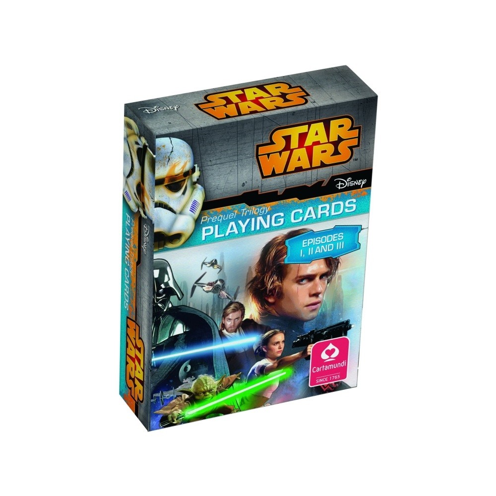 Cartamundi Star Wars Classic & Prequel Trilogy Playing Cards - Episodes I-VI.