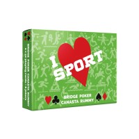 CartaCo I Love Sport Rummy 2x55 Playing Cards