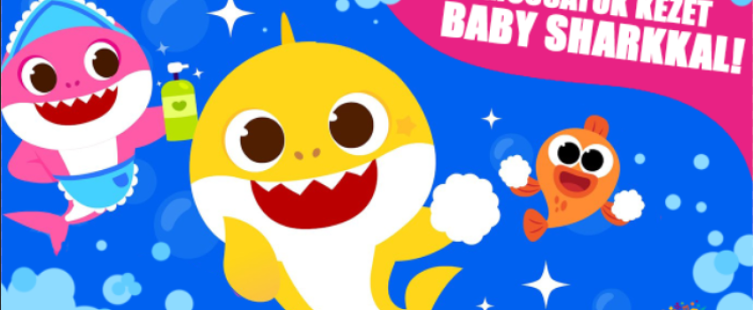 Unalmas már a kézmosás? Baby Shark itt van, hogy segítsen! Elindult a #BabySharkWashYourHandsChallange kihívás