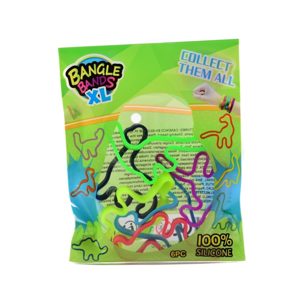 Canenco Bangle Bands XL neon szilikon karkötő 6 db (többféle)