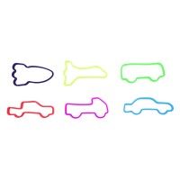 Canenco Bangle Bands XL neon szilikon karkötő 6 db (többféle)