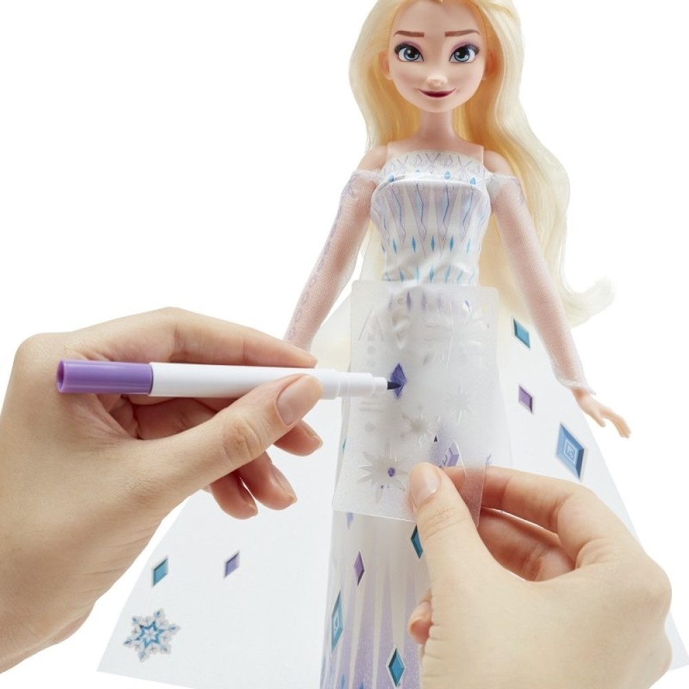 Disney Frozen 2 Design-a-Dress Elsa Fashion Doll