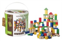 Johntoy Jouéco Wooden Blocks 100 pcs