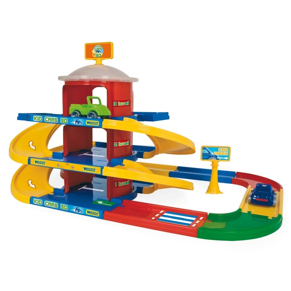 Wader Kid Cars 3D 3 emeletes parkológarázs 4,6 m