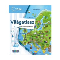 Tolki Interaktív foglalkoztató könyv tollal készletben - Világatlasz