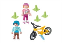 PLAYMOBIL® 70061 Children with Skates and Bike