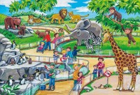 Schmidt Puzzle 3x24 pcs - A Day at the Zoo