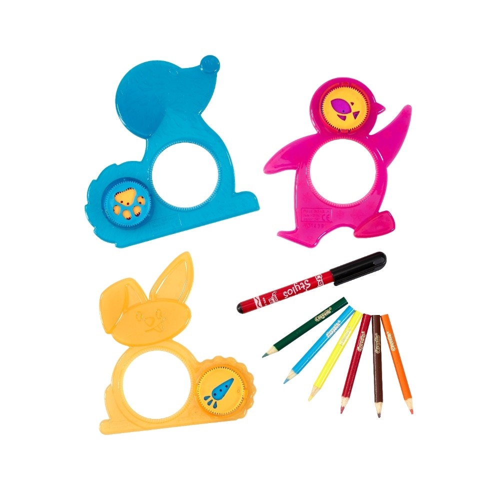 Crayola Spirál állatok rajzoló készletek