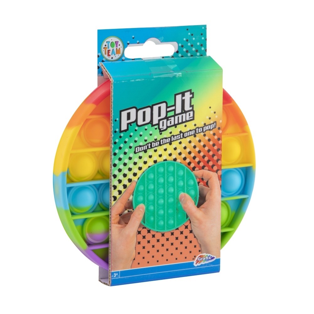 Pop It Fidget Toy Game (2 Asst.) - rainbow