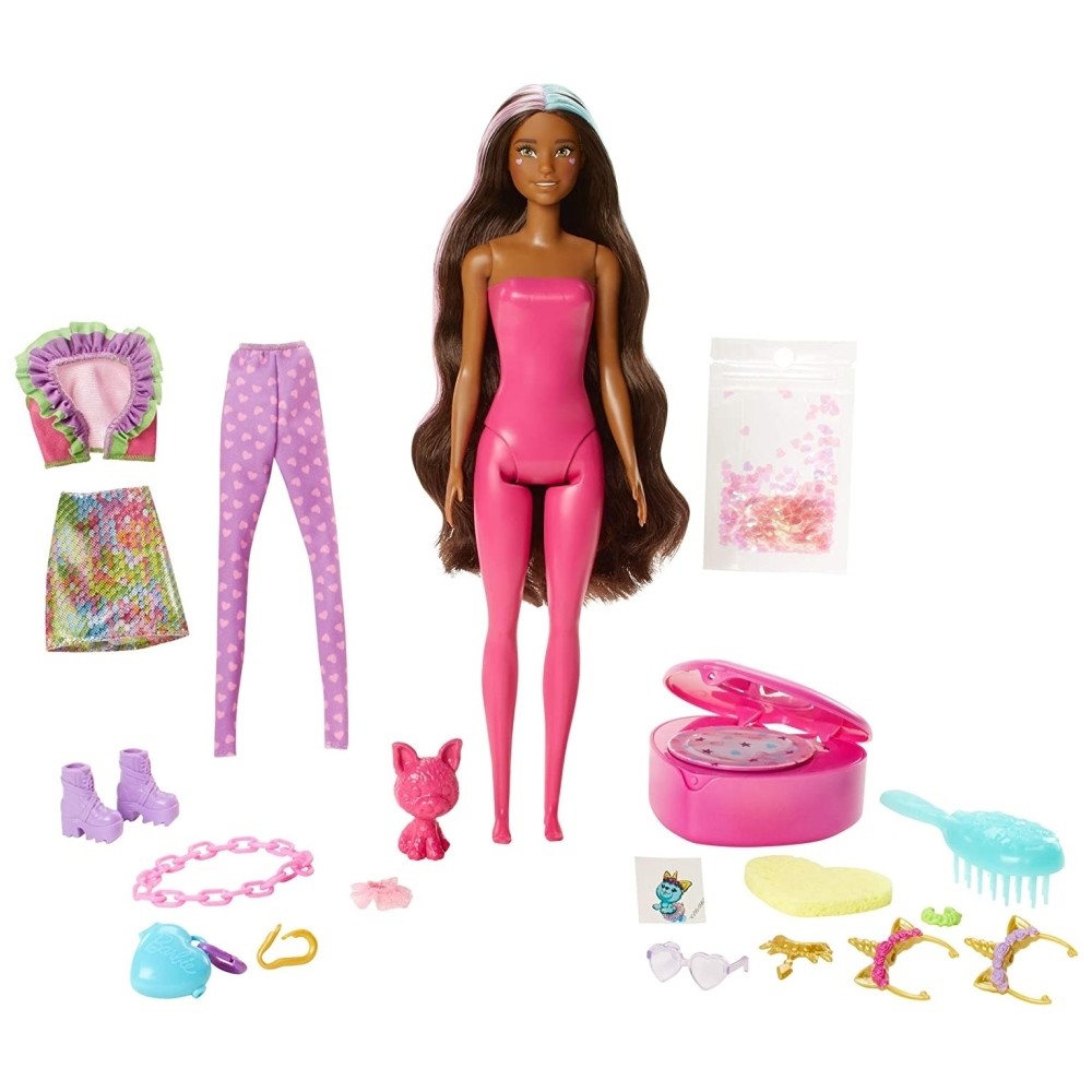 Barbie Color Reveal mágikus meglepetés baba - unikornis divat