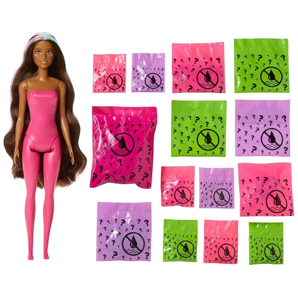 Barbie Color Reveal mágikus meglepetés baba - unikornis divat