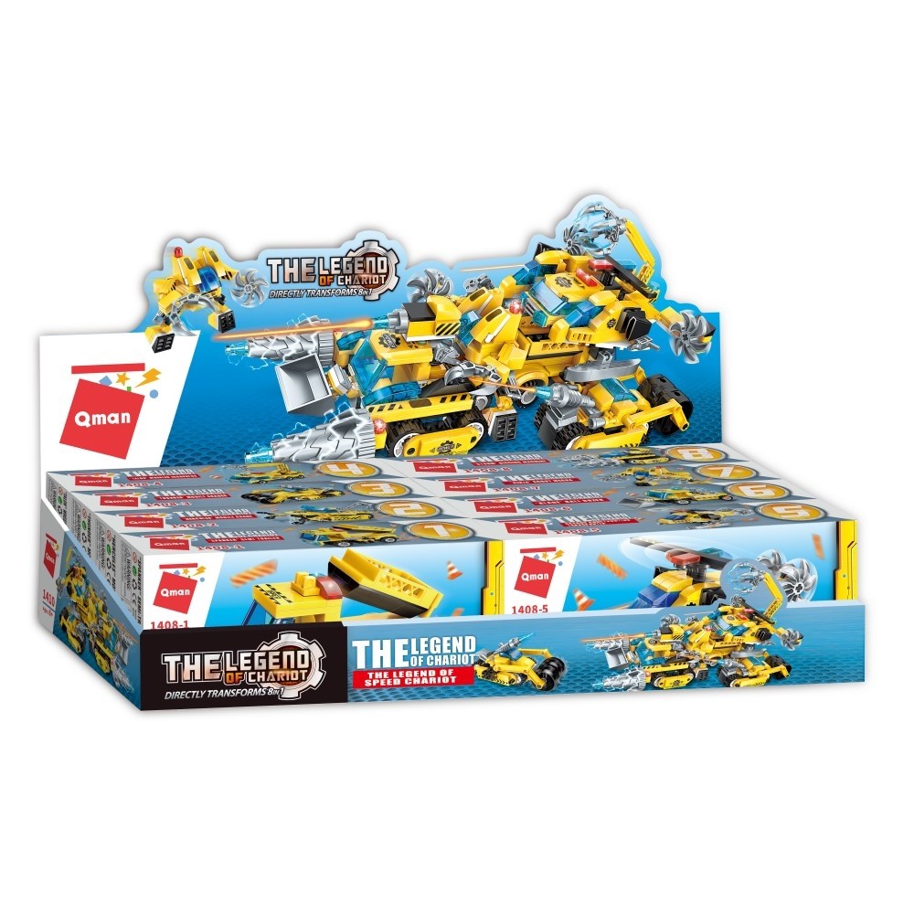 QMAN 1408 The legend of chariot 8 in 1